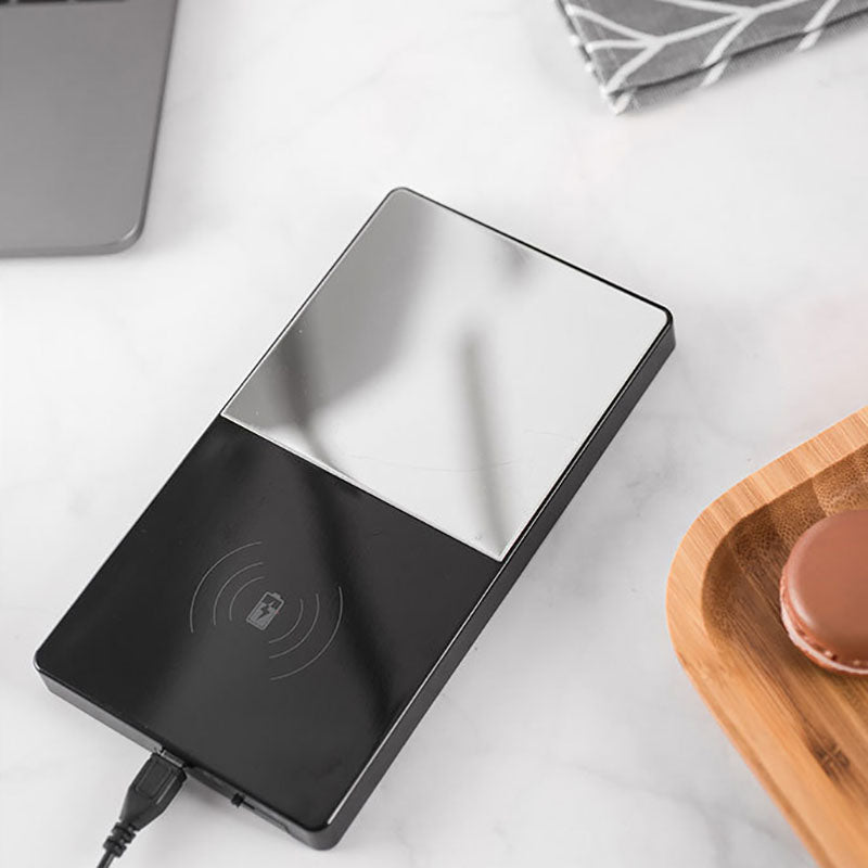 Coffee Mug Warmer, Smart Cup Warmer for Office Desk, Multifunction Electric Beverage Warmer Plate, 2 in 1 Wireless Charger, USB Heating Coaster Drink Warmer for Cocoa, Tea, Milk (Cup Not Included)
